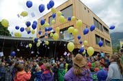 Freude nicht nur bei den Schulkindern (An der Einweihung des neuen Kindergartens "Schwesternhaus" in Kerns): Die Schulräte der Gemeinden kommen mit Leichtigkeit zu neuen Lehrpersonen. (Bild: Robert Hess / Neue OZ)