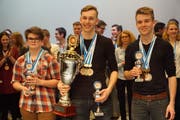 Die Sieger der Kategorie «Percussion». (Bild: ZVG)