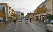 Auf diesem Fussgängerstreifen in Cham wurde die Frau angefahren und schwer verletzt. (Symbolbild Google Maps)