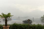 Sturm in Buochs. (Bild: Leserbild)