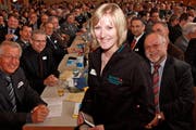 Bettina Bucher an der Versammlung des Schützenvereins. (Bild: pd)