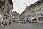 Der Überfall ereignete sich am Weinmarkt in der Luzerner Altstadt. (Bild: Maps Google)