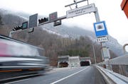 Der Kanton Uri lehnt eine totale Freigabe für Gefahrentransporte im Seelisbergtunnel ab. (Bild: Philipp Schmidli / Neue LZ)