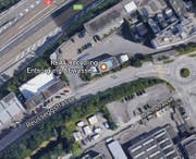 Der Unfall ereignete sich im Bereich der ehemaligen Kehrichtverbrennungsanlage (Real). (Bild: PD)