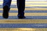 Der Unfall ereignete sich im Abendverkehr - und auf einem Fussgängerstreifen. (Bild: Archiv / Neue LZ)