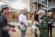 Eröffnung des Asylzentrums Grosshof. (Bild: Nadia Schärli, Kriens, 24. November 2017)