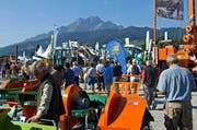 Die alle 2 Jahre stattfindende Fachmesse bietet eine in der Schweiz einzigartige Marktübersicht aller Facetten der Waldpflege und Holzproduktion. (Bild: PD)