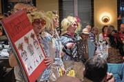 Die Wiiberhööge in Aktion in Reiden. (Bild: Boris Bürgisser (9. Februar 2018))