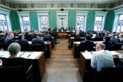 Blick in den Kantonsratssaal in Zug. (Bild: Archiv Stefan Kaiser / Neue ZZ)