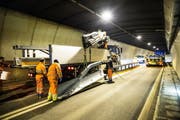 Wegen Arbeiten im Mositunnel ist dieser oft gesperrt. (Bild: Erhard Gick / Neue SZ)