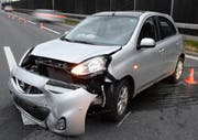 Eines der am Unfall beteiligten Fahrzeuge. (Bild: Luzerner Polizei)