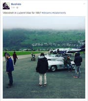 Videodreh in Ennetbürgen zum neuen Shindy Album «Dreams». (Bild: Facebook / @Bushido)
