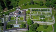 Das ehemalige Luzerner Krematorium aus der Vogelperspektive. (Bild PD Stadt Luzern)