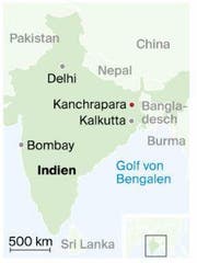 Standort in Ostindien. (Bild: Quelle: Stepmap / Karte: dem)