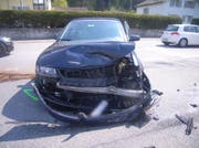 Eines der am Unfall beteiligten Fahrzeuge. (Bild: Kapo Uri)