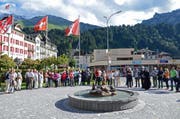 Die Gemeinde weihte den neugestalteten Eylipark am Dienstag feierlich ein. (Bild PD)