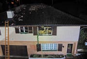 Die Brandursache ist Gegenstand der laufenden Ermittlungen der Branddetektive der Luzerner Polizei. (Bild: Luzerner Polizei)
