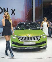 Die Vision X zeigt die Designrichtung von Skoda. (Bild: Kn.)
