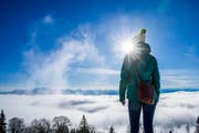 WINTERLANDSCHAFT, PANORAMA, NEBELMEER, (Bild: Christian Merz/Keystone)
