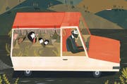 Illustrationen aus dem Buchprojekt "I'M MIGRANT". (Bild: PD)