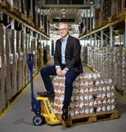 Peter Galliker (53), CEO der Galliker Transport AG, im Firmensitz in Altishofen. (Bild: Philipp Schmidli (Altishofen, 7. Februar 2017))