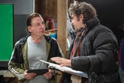 Beat Schlatter und Peter Luisi während der Dreharbeiten zu «Flitzer». (Bild: Keystone)