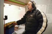 Marco Segginger im Radiostudio des alten Hertistadions. (Archivbild Bruno Arnold / Neue ZZ)