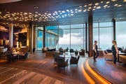 Die Réception des Bürgenstock-Hotels (Bild: Eveline Beerkircher (Bürgenstock, 14. September 2017))