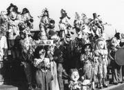 Die «Schnäggebörger» Mitte der 1970er-Jahre mit dem Sujet «Harlekin». (Bild: PD)