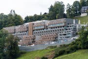 Blick auf das Waldhotel auf dem Bürgenstock. (Bild: Roger Grütter (Obbürgen, 19. September 2017))