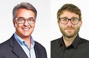 Giorgio Pardini (58, links) übergibt das Präsidium des LGB an Martin Wyss (32).