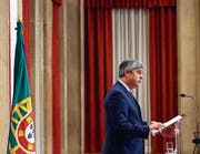 Der portugiesische Finanzminister Mario Centeno ist der neue Chef der Eurogruppe. (Bild: Jose Sena Goulao/EPA (Brüssel, 4. Dezember 2017))