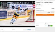 Der EVZ versteigert seine Auswärtstrikots auf Ricardo. (Bild: Screenshot ricardo.ch)