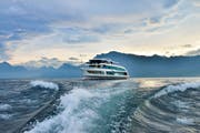 Das neue SGV-Schiff «MS Diamant» auf dem Vierwaldstättersee. (Bild: PD/SGV/Elvis Abächerli)