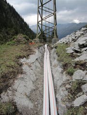 Neu wird die Stromversorgung auf der Göscheneralp unterirdisch geführt. (Bild PD)