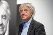Ein Publikumsmagnet war die Ausstellung «Emil» von 27. März bis 6. September – mit Emil Steinberger an der Vernissage (unser Bild). (Bild: Anthony Anex / Keystone)