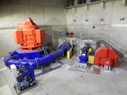 Blick ins Kraftwerk Realp II des Elektrizitätswerk Urseren. (Bild: PD)