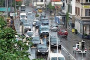 Für das Krienser Zentrum soll es auch künftig keine Umfahrungsstrasse geben. (Bild: Corinne Glanzmann (29. Juni 2017))
