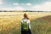 Die schwedische Firma Fjällräven produziert mit dem Re-Kånken eine Rucksack-Linie aus Recyclingmaterial. Jeder Rucksack besteht aus elf PET-Flaschen. (Bild: PD)