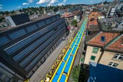 Die 200 Meter lange Rutschbahn in St. Gallen (Bild: PD / Boostr)