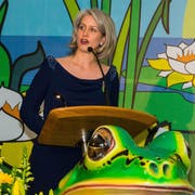 Die Luzerner Stadträtin Franziska Bitzi-Staub, auch als Ehrengast eingeladen, bei ihrer Ansprache. (Bild: Heinz Steimann)