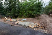 Das bereitgestellte Fundament für den Holzturm. (Bild: pd)