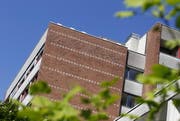 Die Asylunterkunft Waldheim in Zug. (Bild: Stefan Kaiser / Neue ZZ)