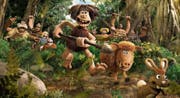 Wackere britische Keulenschwinger in der Jungsteinzeit: «Early Man» bietet ein irrwitziges Fussballspiel. (Bild: Studiocanal S.A.)