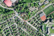 Der Spielplatz bei der Kirche St. Anton wird saniert. (Bild: maps.search.ch)