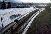 Die Kantone Zug und Zürich favorisieren den Zimmerberg-Basistunnel. (Bild Werner Schelbert/Neue ZZ)