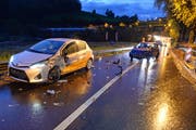 Am Sonntagabend kam es im Sedel zu einem Verkehrsunfall. (Bild: Luzerner Polizei)