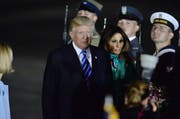 Donald Trump bei seinem Besuch in Polen. (Bild: Keystone)