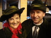 Das Zunftpaar Ursi und Max Bucher führt die Eiche-Zunft Hünenberg durch die heurige Fasnacht. (Bild Cäsar Rossi/Neue ZZ)