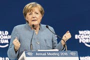 Die deutsche Bundeskanzlerin Angela Merkel. (Bild: LAURENT GILLIERON (KEYSTONE))